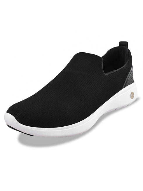 CAMP WAY Black Men's Walking Shoes